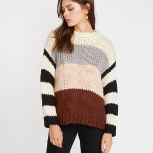 Volcom Classy Time Chunky Knit Sweater